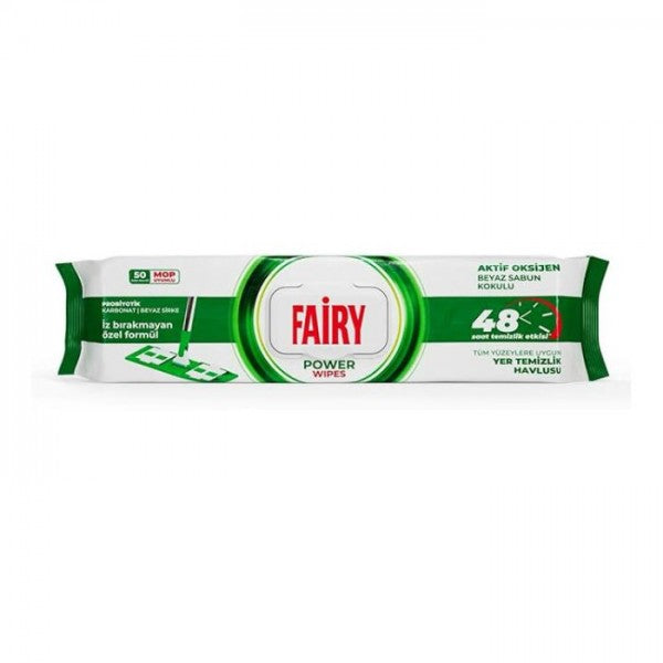 FAIRY POWER Floor Cleaning Wet Wipes with White Soap Fragrance 50 pcs — NailMarket product photograph