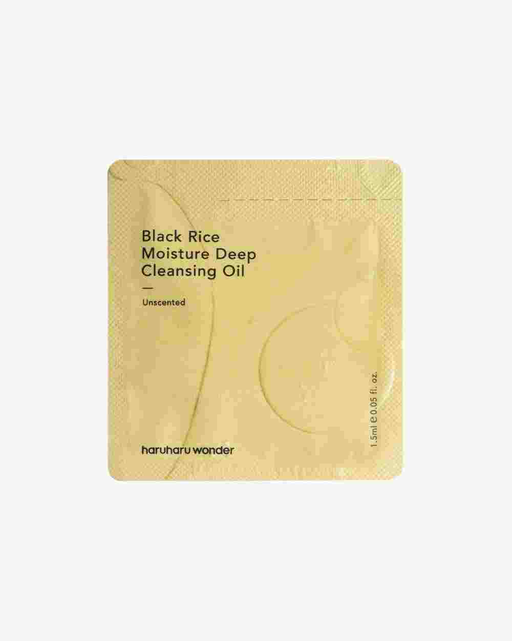 Haruharu Wonder Black Rice Moisture Deep Cleansing Oil — Tester 1,5ml