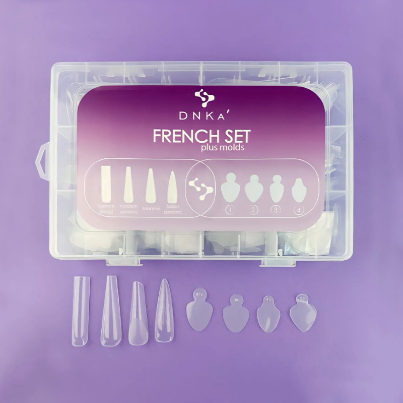 Top forms for building nails - DNKa' French Set Plus Molds