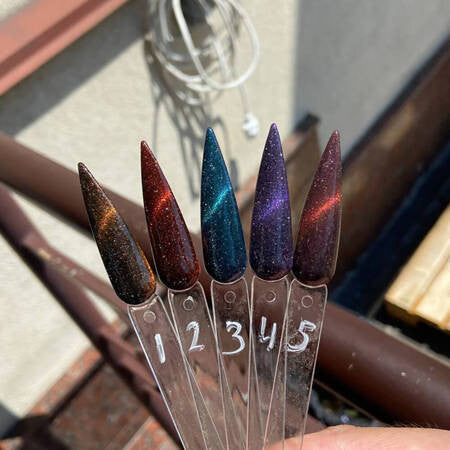 Color gel polish Cat Eye Galaxy F.O.X 002 - 7 ml — image 3