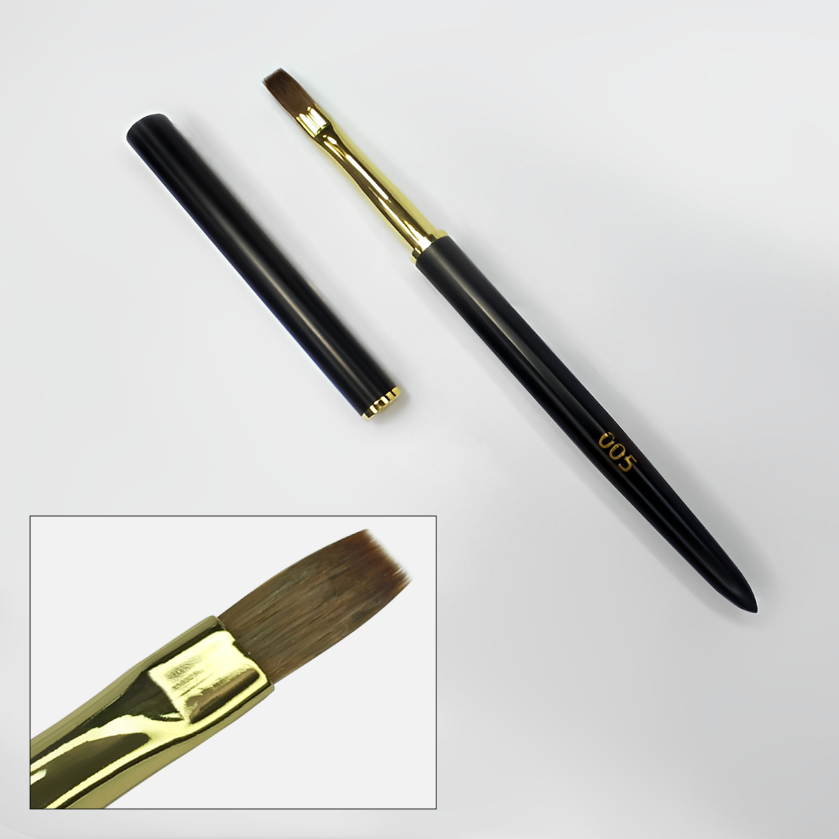 Nail brush F.O.X Art Brush 005 "flat square"