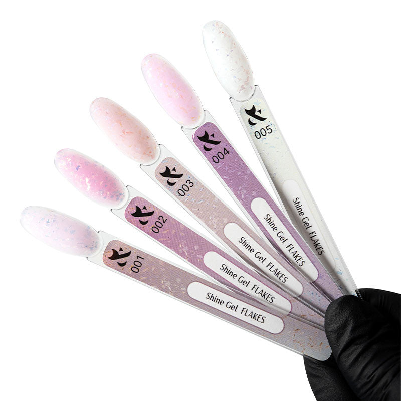 Gel constructor Shine Gel Flakes 004 F.O.X - 15 ml — imagen 4