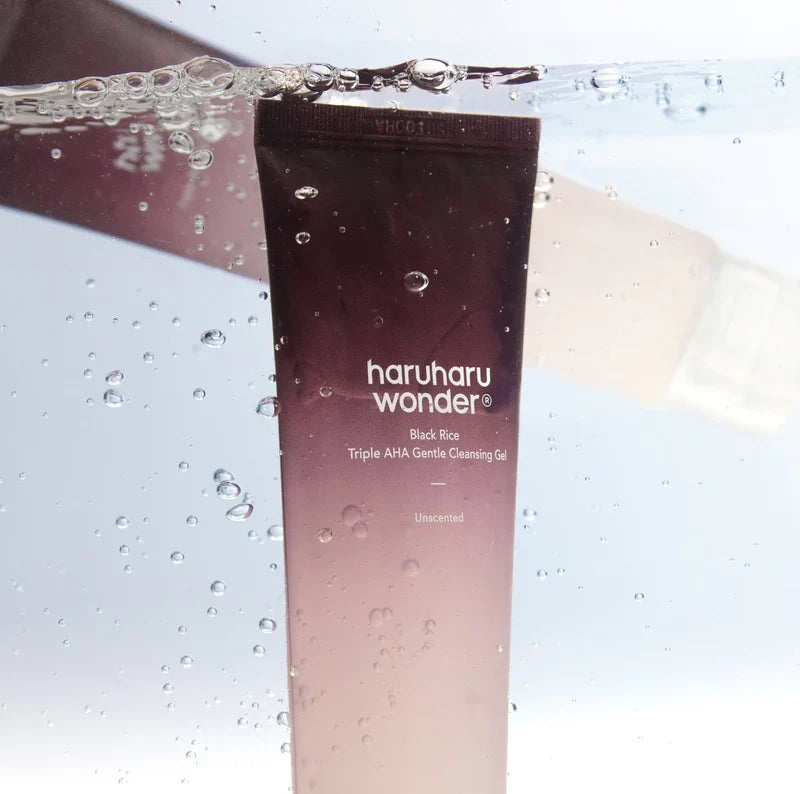 Haruharu Wonder Black Riz Triple AHA Gel nettoyant doux 100 ml — Photo du produit 4