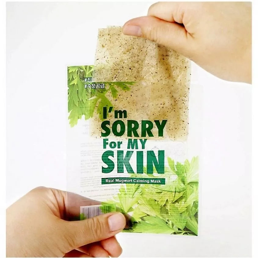 I'm Sorry For My Skin Real Mugwort Calming Mask — Tootepilt 7