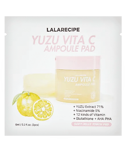 Lalarecipe Yuzu Vita C Ampoule Pad — product image 3