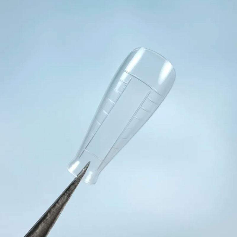 Nail extension forms Lunamoon Moldes superiores para uñas Short Almond, 120 uds. — imagen 2