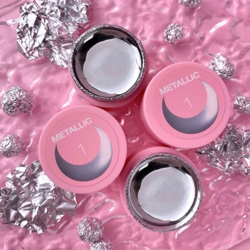 Nail Gel Paint Lunamoon Metallic Gel №1 - 5 ml — image 3