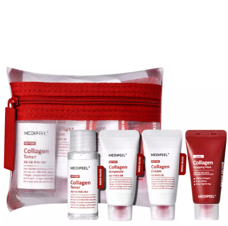 Medi Peel Red Lacto Collagen Kit d'essai de soins de la peau 4 pcs — Photo du produit 1