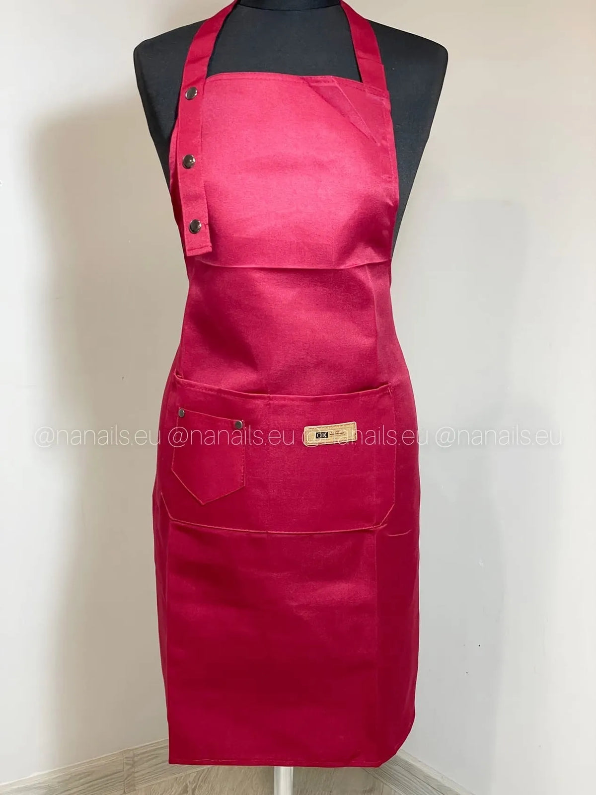 MOLOKOM Apron, Red, One size