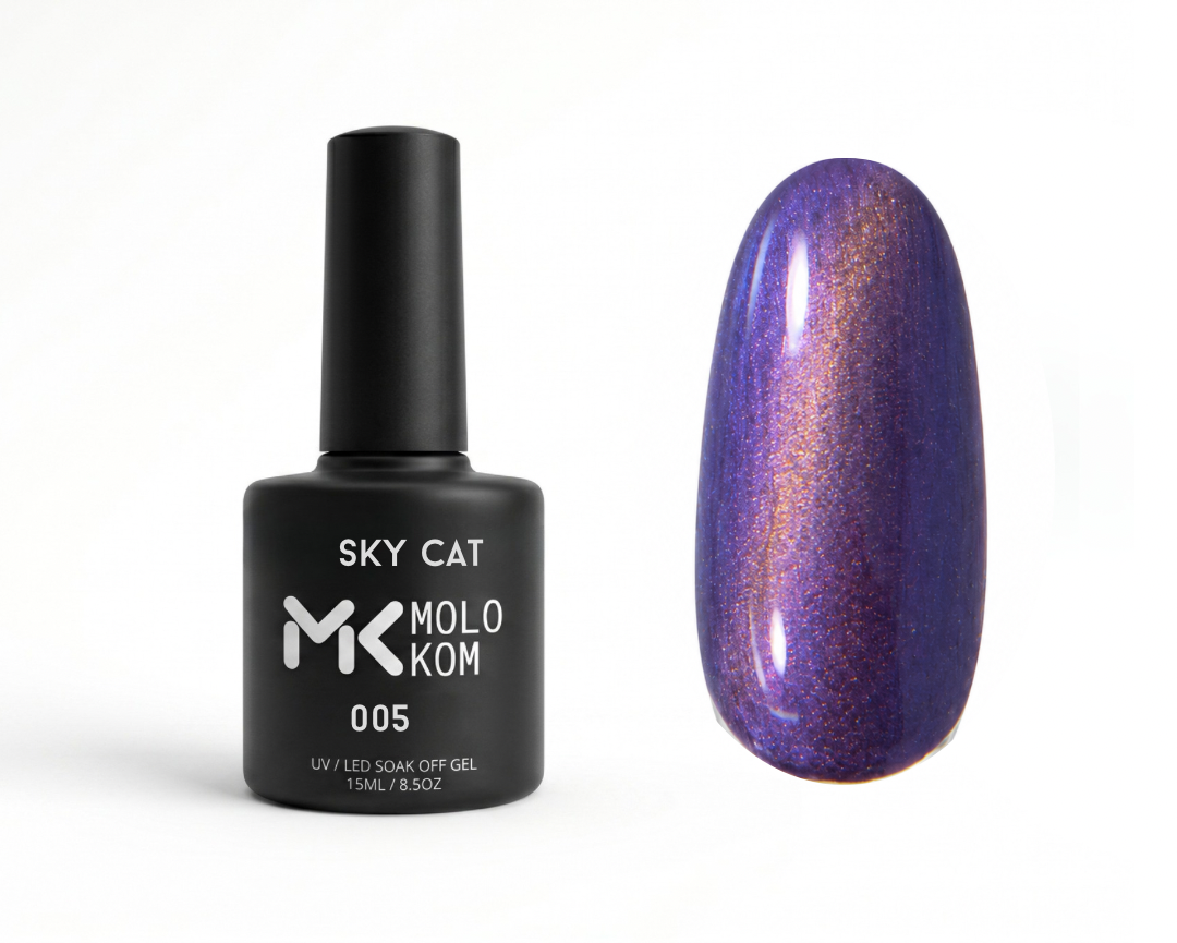 Gel Polish MOLOKOM Sky Cat 5 7 ml (Cat eye)