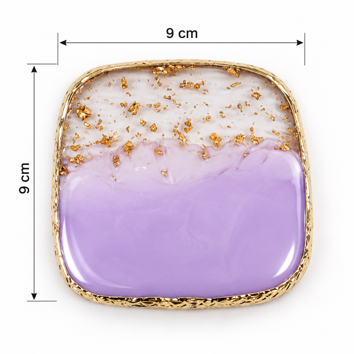 Nail Mixing Palette purple square