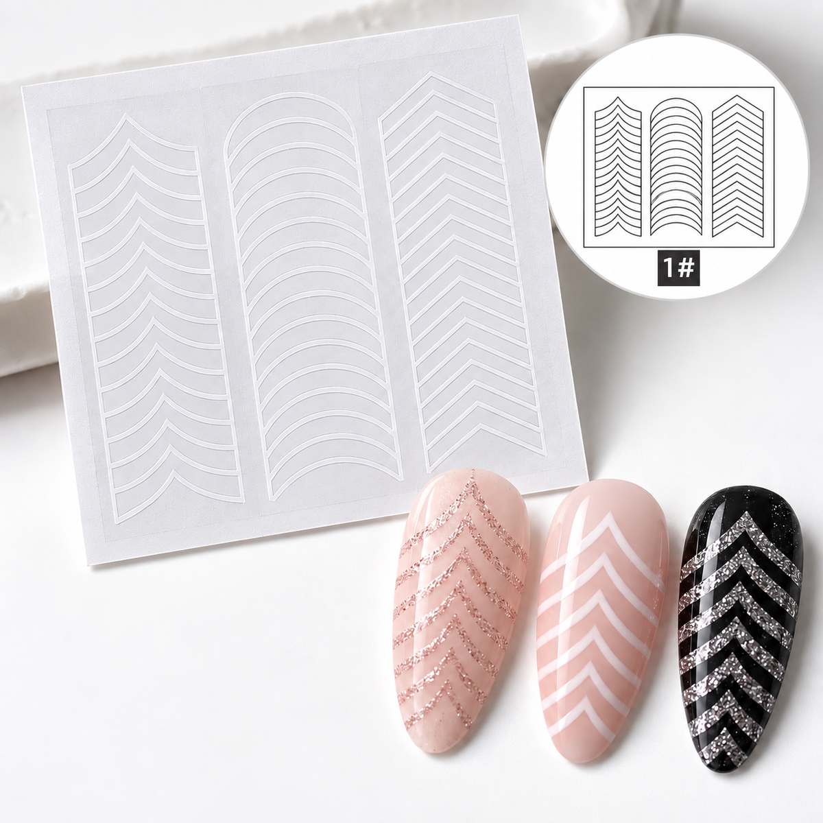 Nail Art Stencils #1