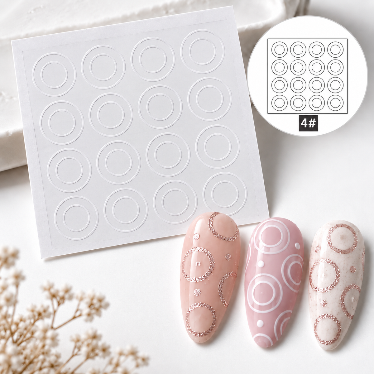 Nail Art Stencils #4