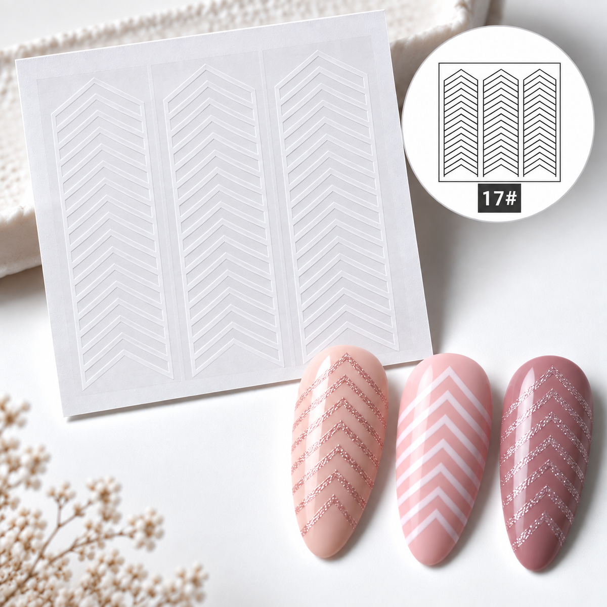 Nail Art Stencils #17