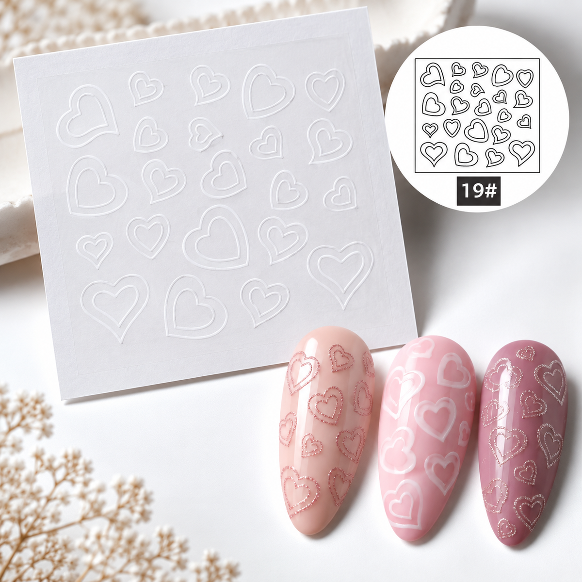 Nail Art Stencils #19