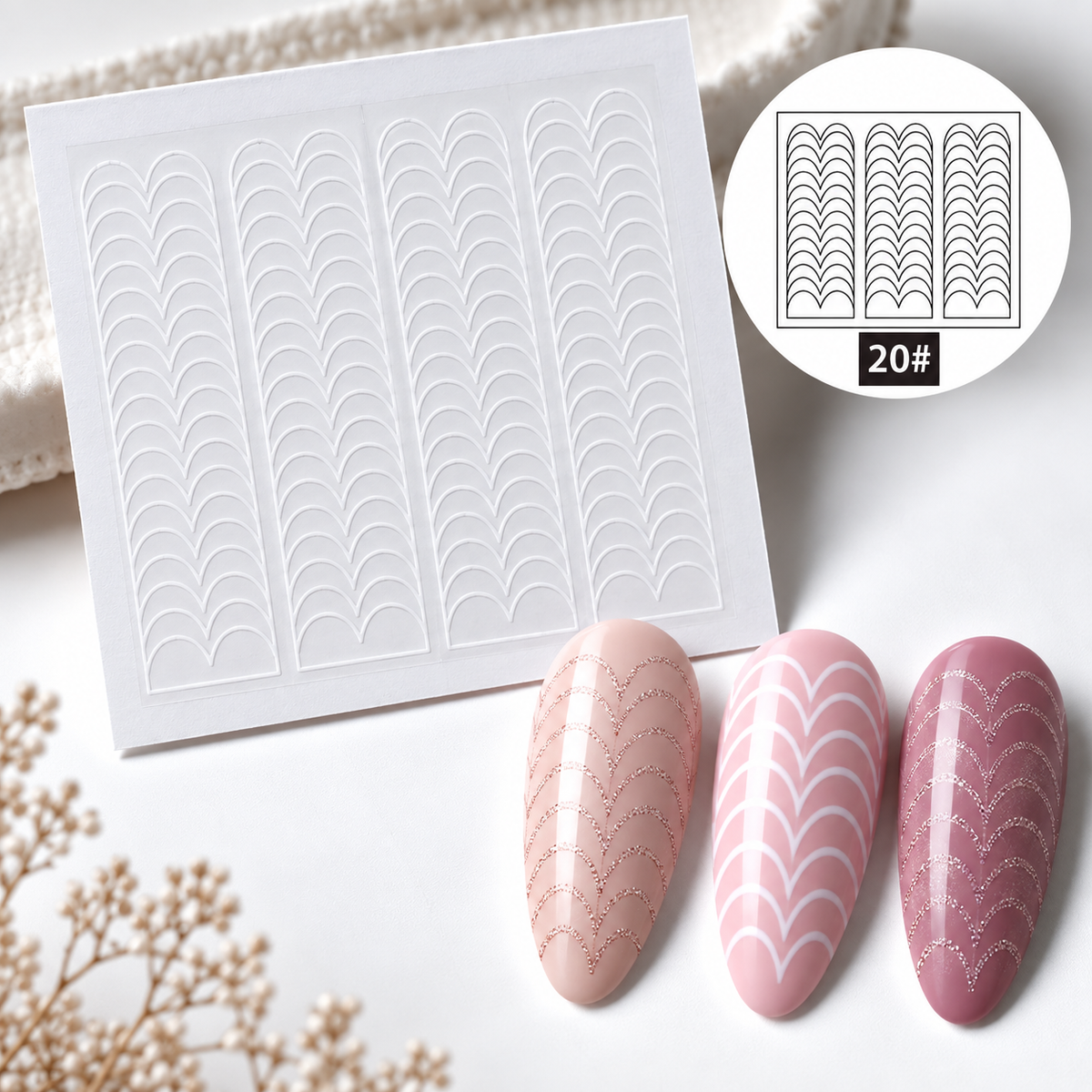 Nail Art Stencils #20
