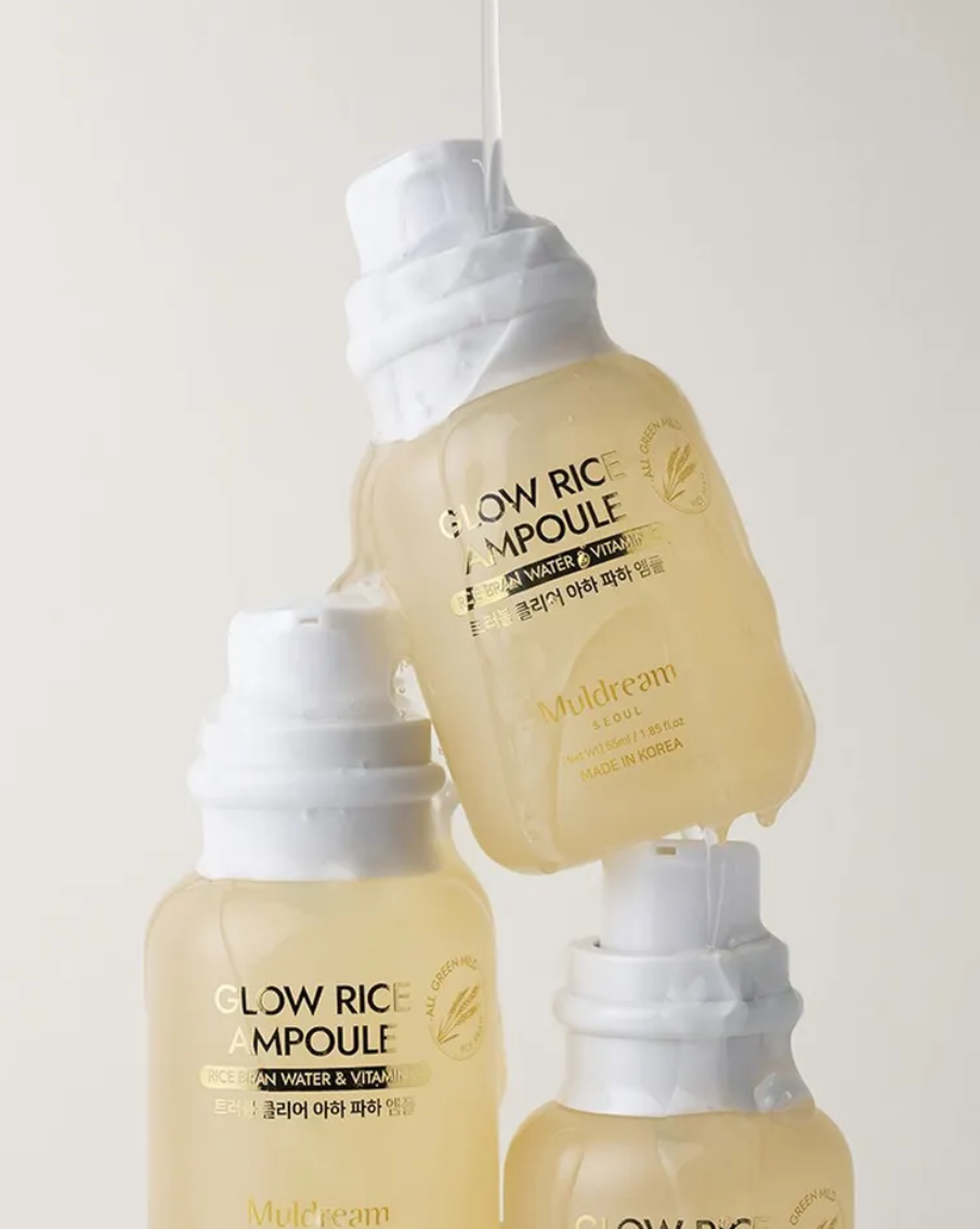 Muldream Glow Rice Ampoule 55ml — product image 3