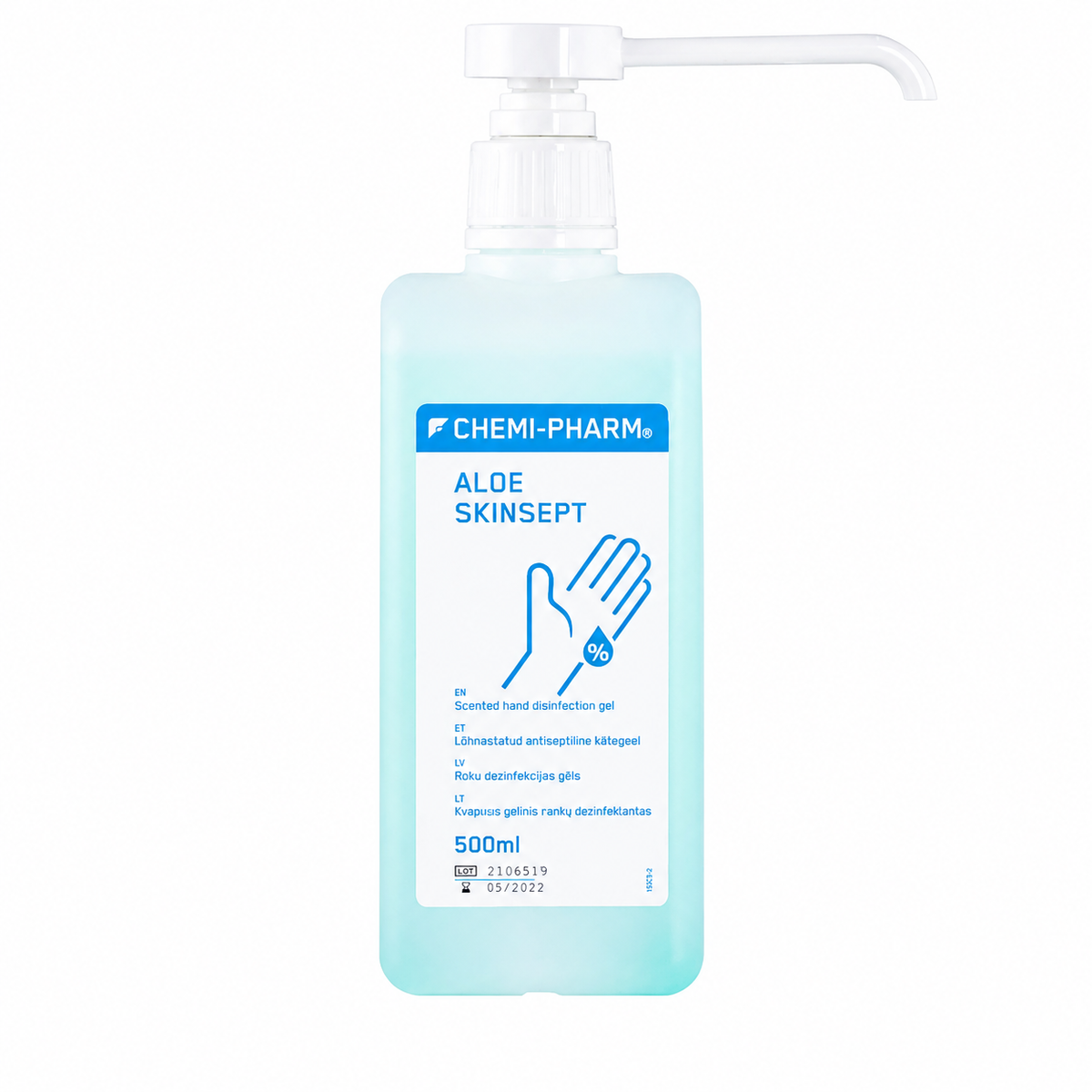 Antiseptisches ALOE SKINSEPT Handgel 500 ml
