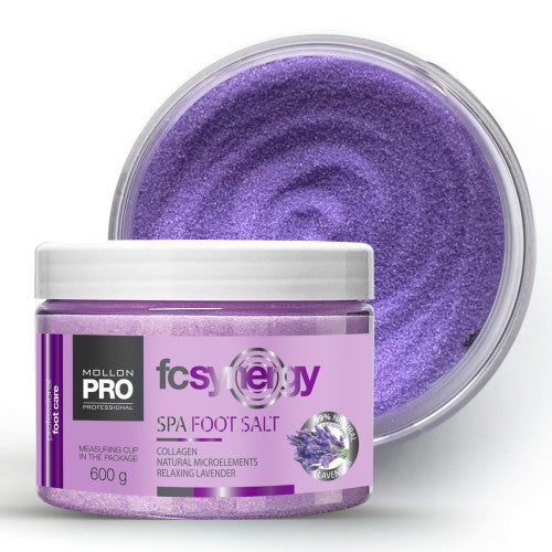 MOLLON PRO LAVENDA – relaksējoša kāju vannas sāls, 600 g