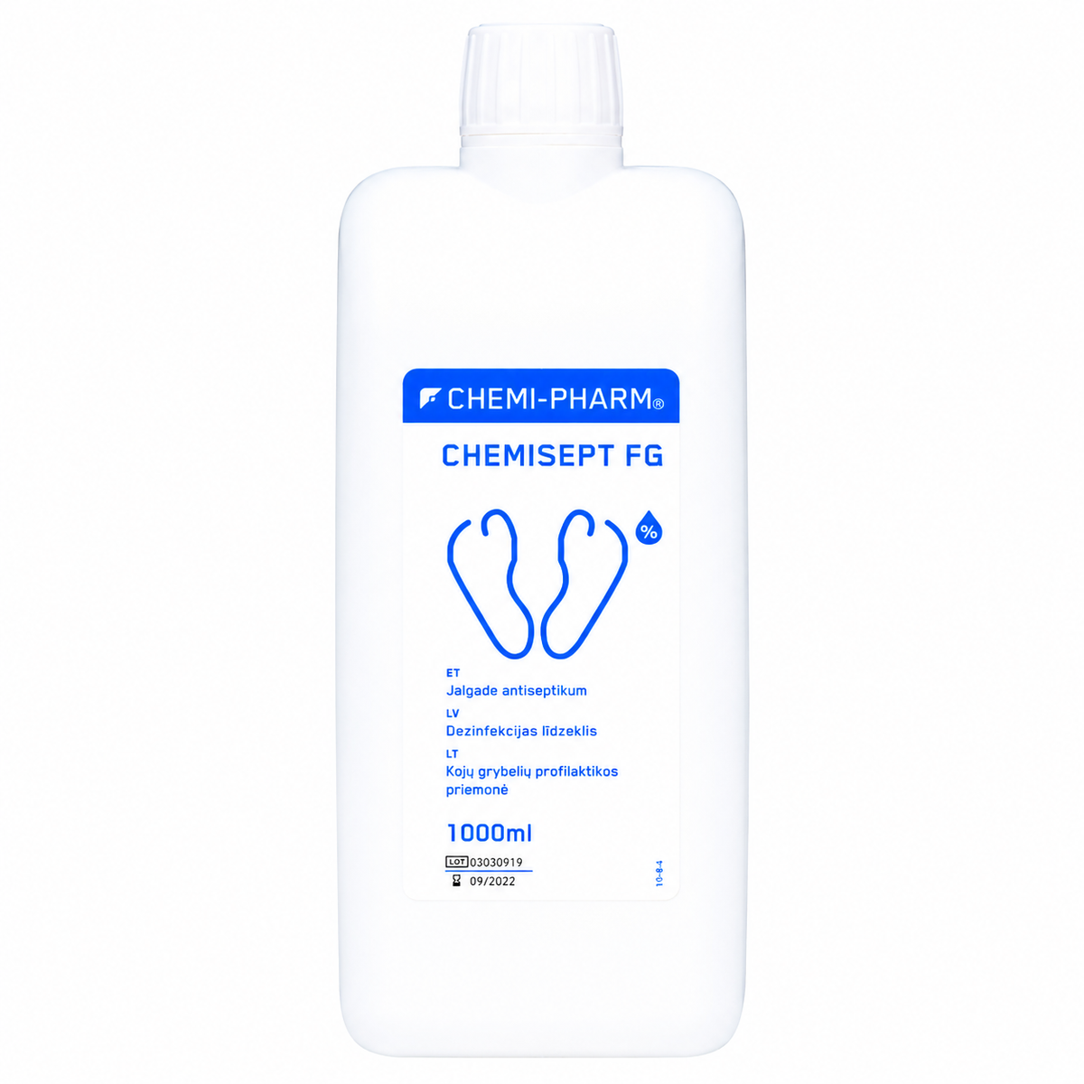 CHEMISEPT FG antiséptico de pies y calzado 1000 ml