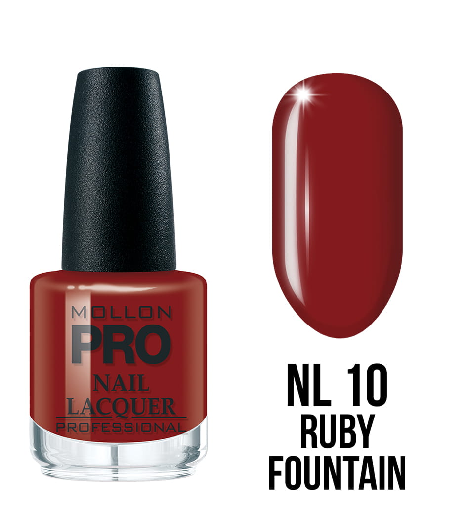 010 RUBY FOUNTAIN MOLLON Hardening – tavaline küünelakk 15 ml