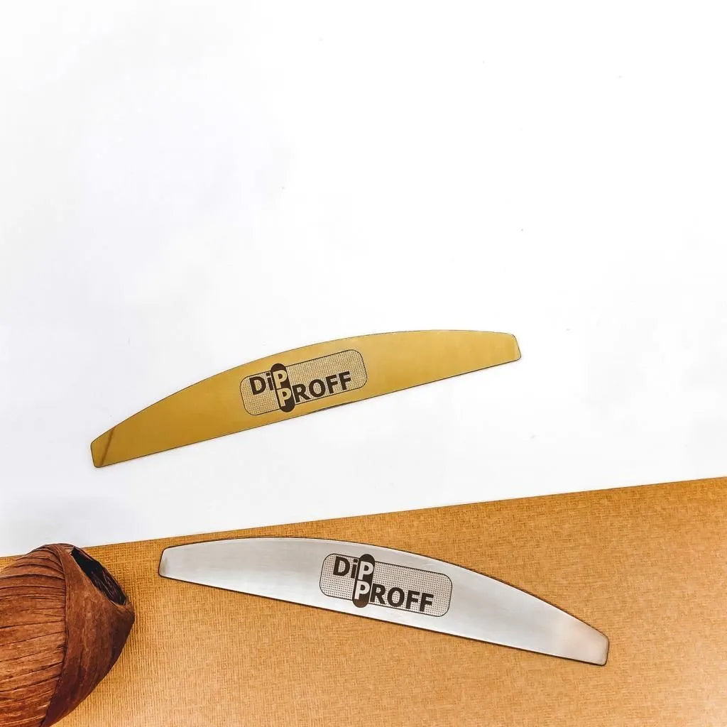 DIPPROFF Metal base for crescent nail file Silver