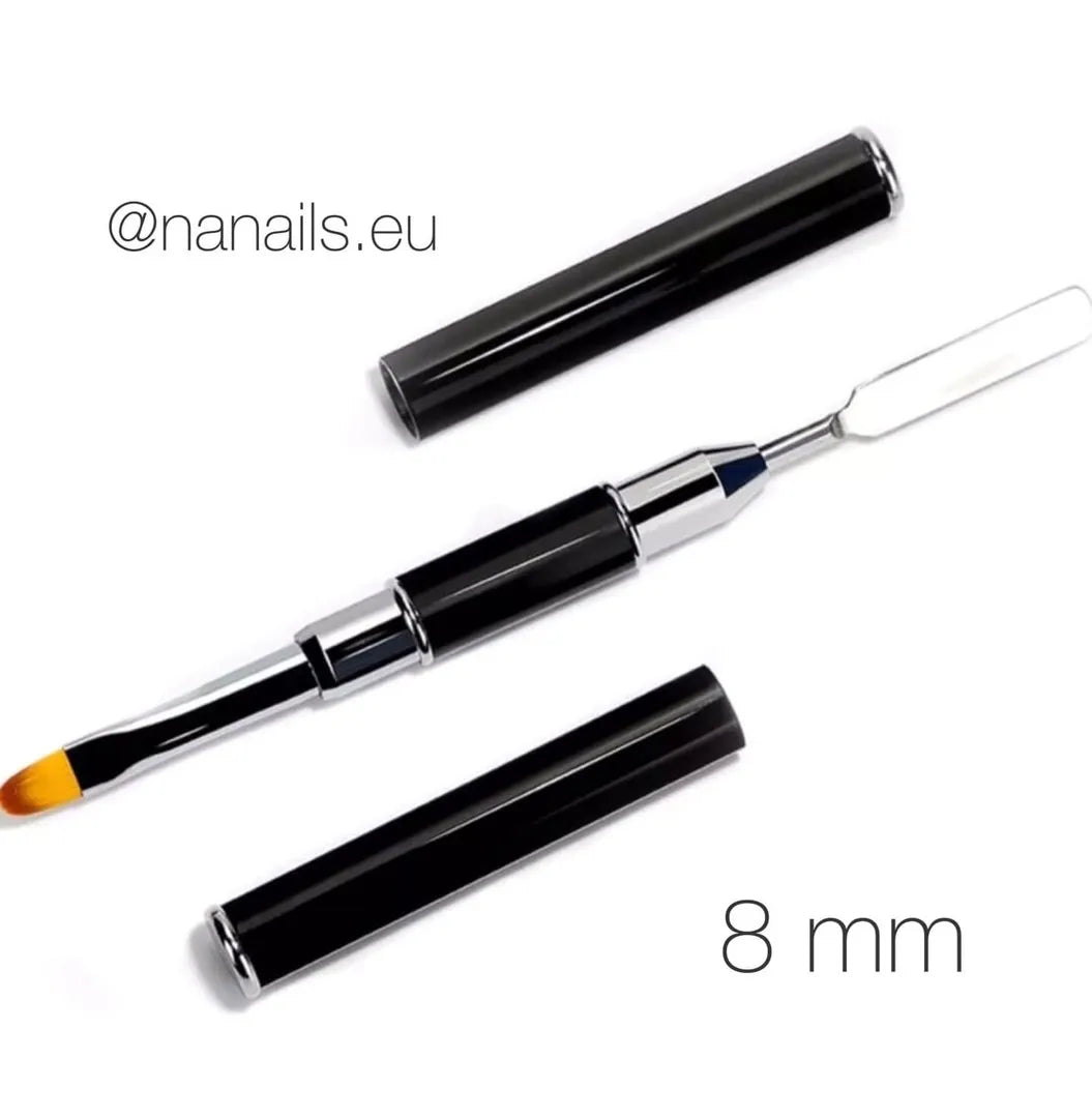 Double-sided brush (brush and spatula) 8 mm