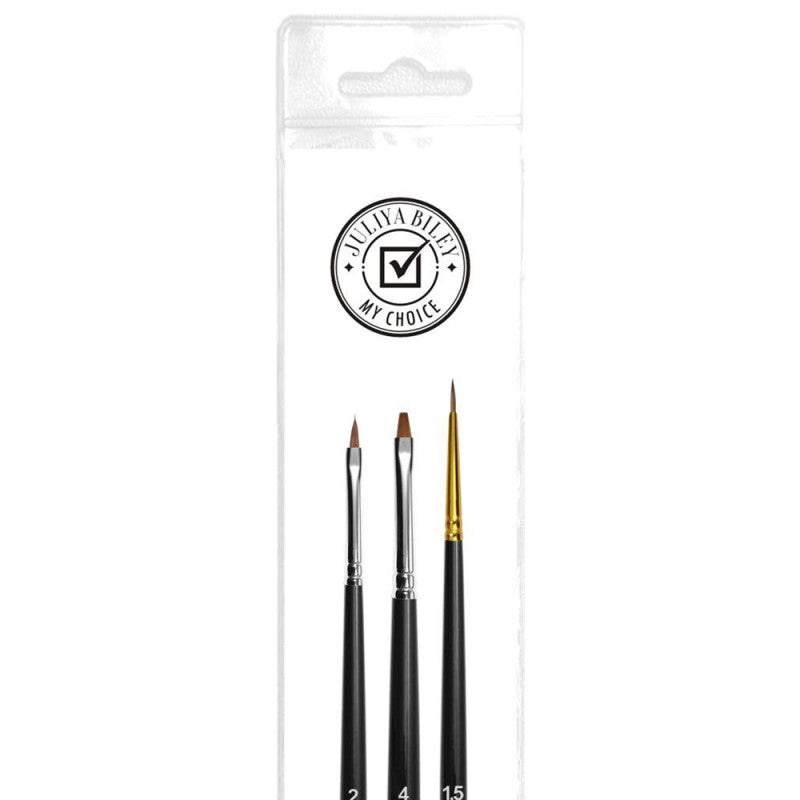 Brush Ju.Bilej (Set "watercolor No2" 3 pcs)
