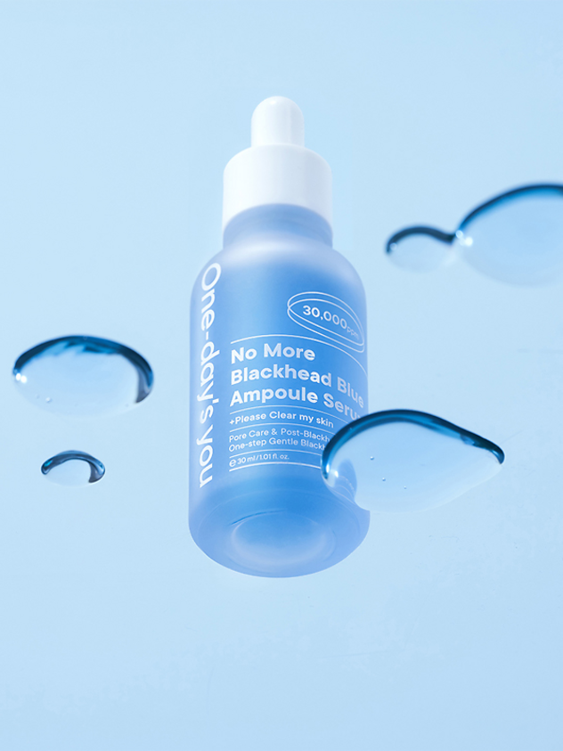 One Days You No More Blackhead Blue Ampoule Serum 30ml — Фото товара 3