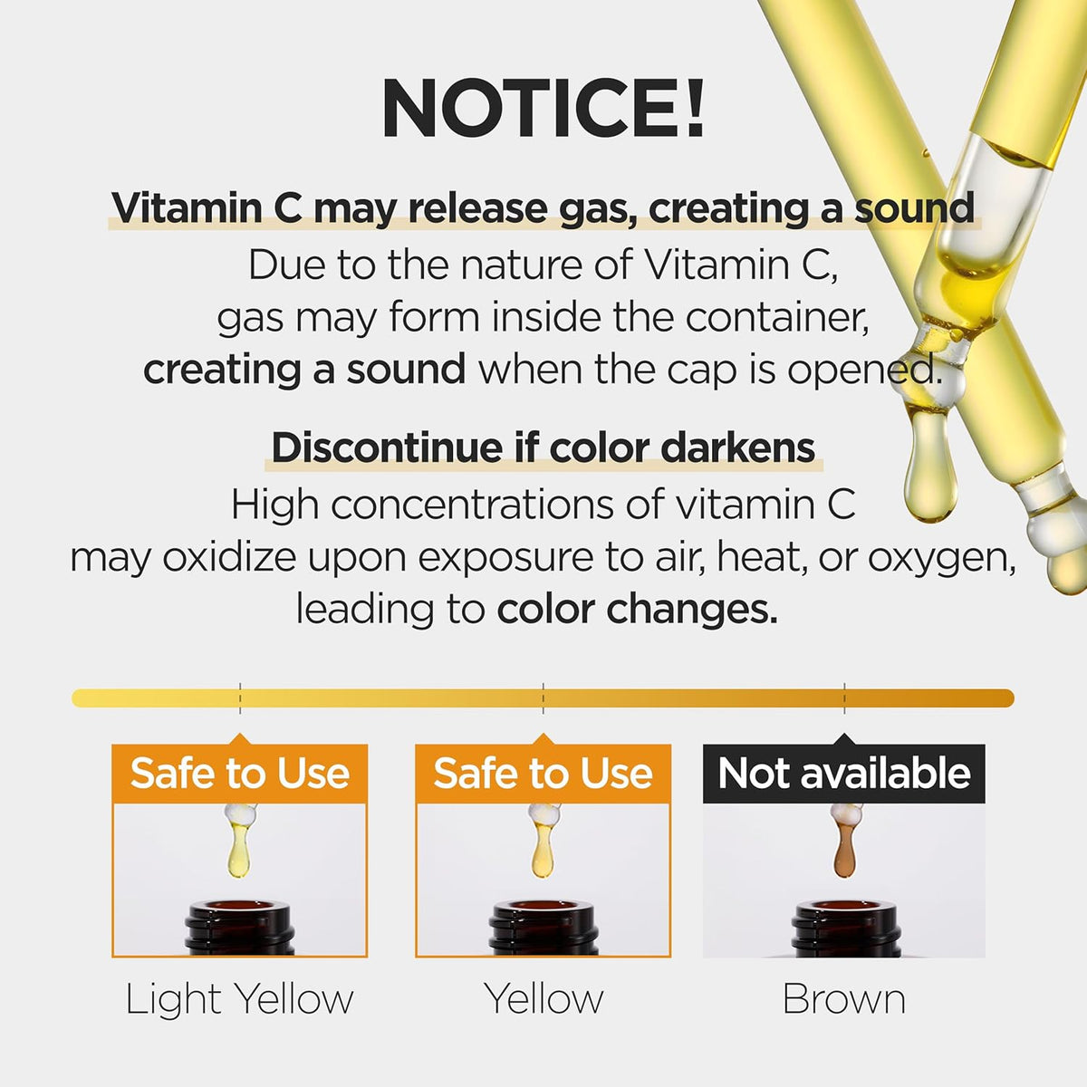 P.CALM C vitamīns E Ferulskābe 20 Glow Serums 20 ml — Produkta attēls 6