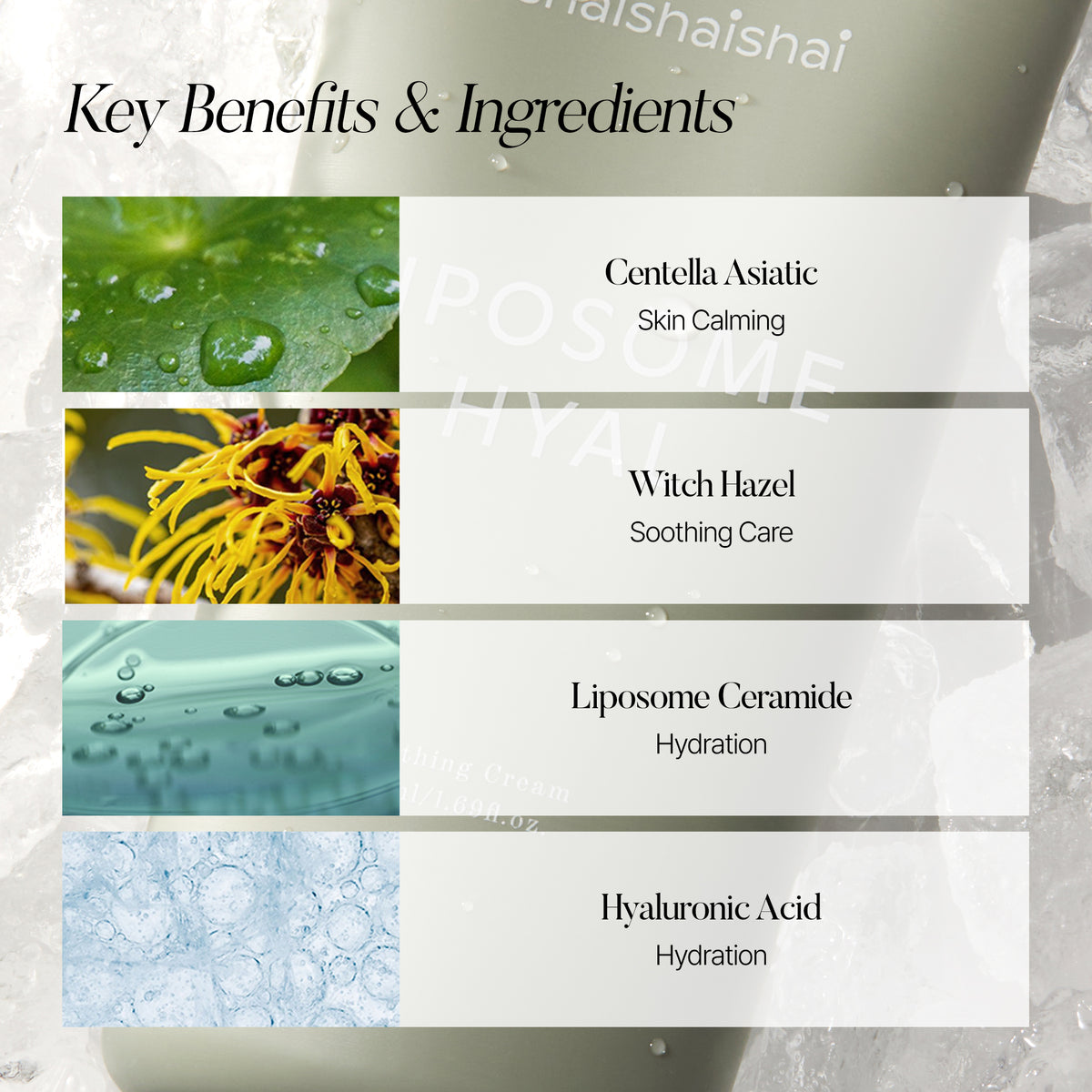Shaishaishai Liposome Hyal Soothing Cream 50ml — product image 7
