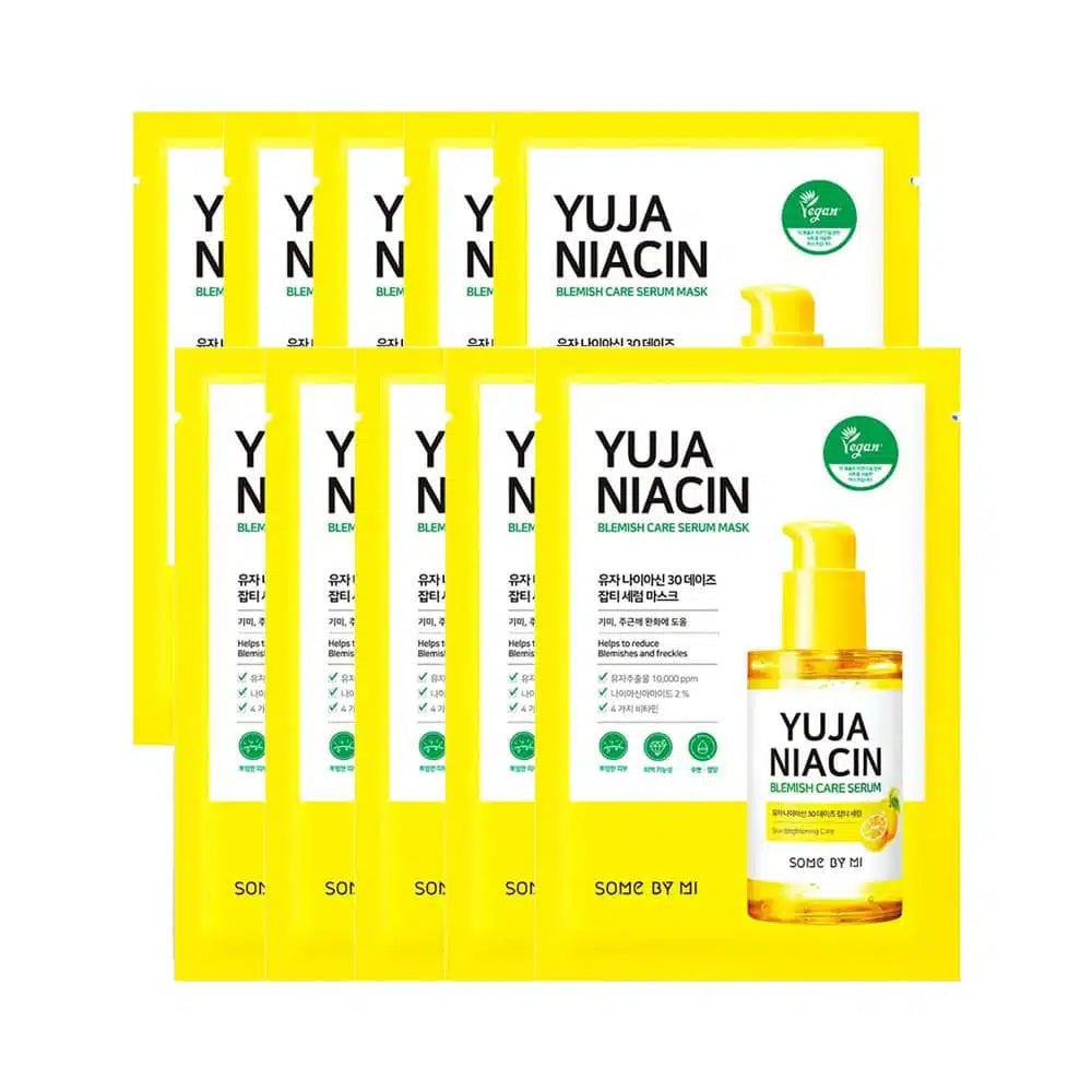 Some By Mi Yuja Niacin 30days Mascarilla de suero para el cuidado de las imperfecciones — Imagen del producto 8