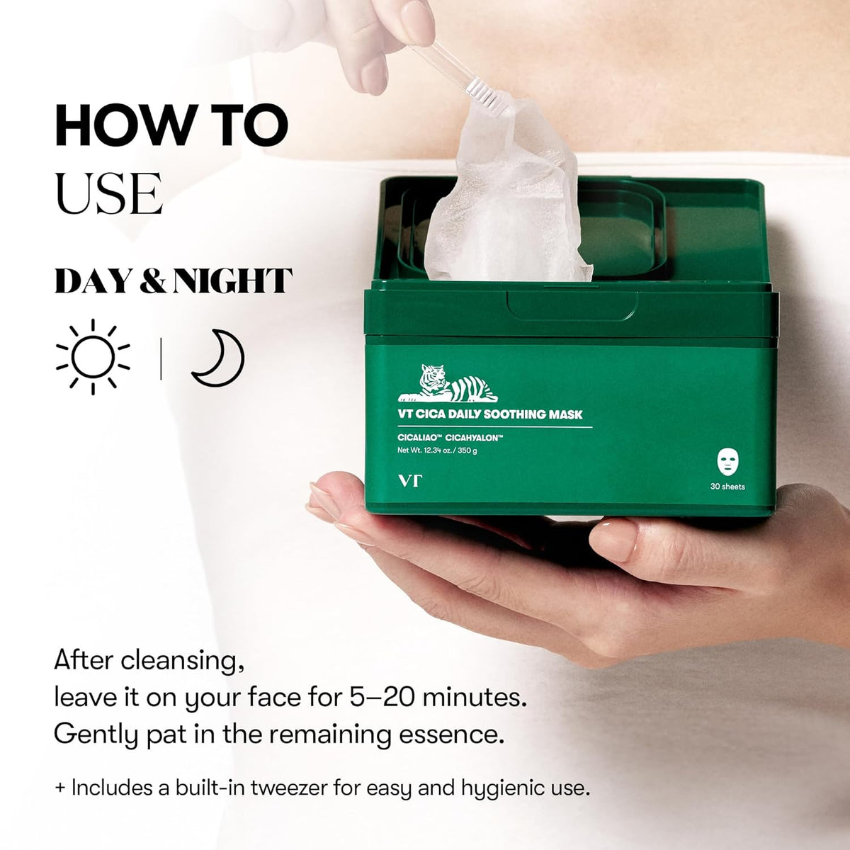 VT Cosmetics Cica Daily Sooting Mask 30pcs — product image 5