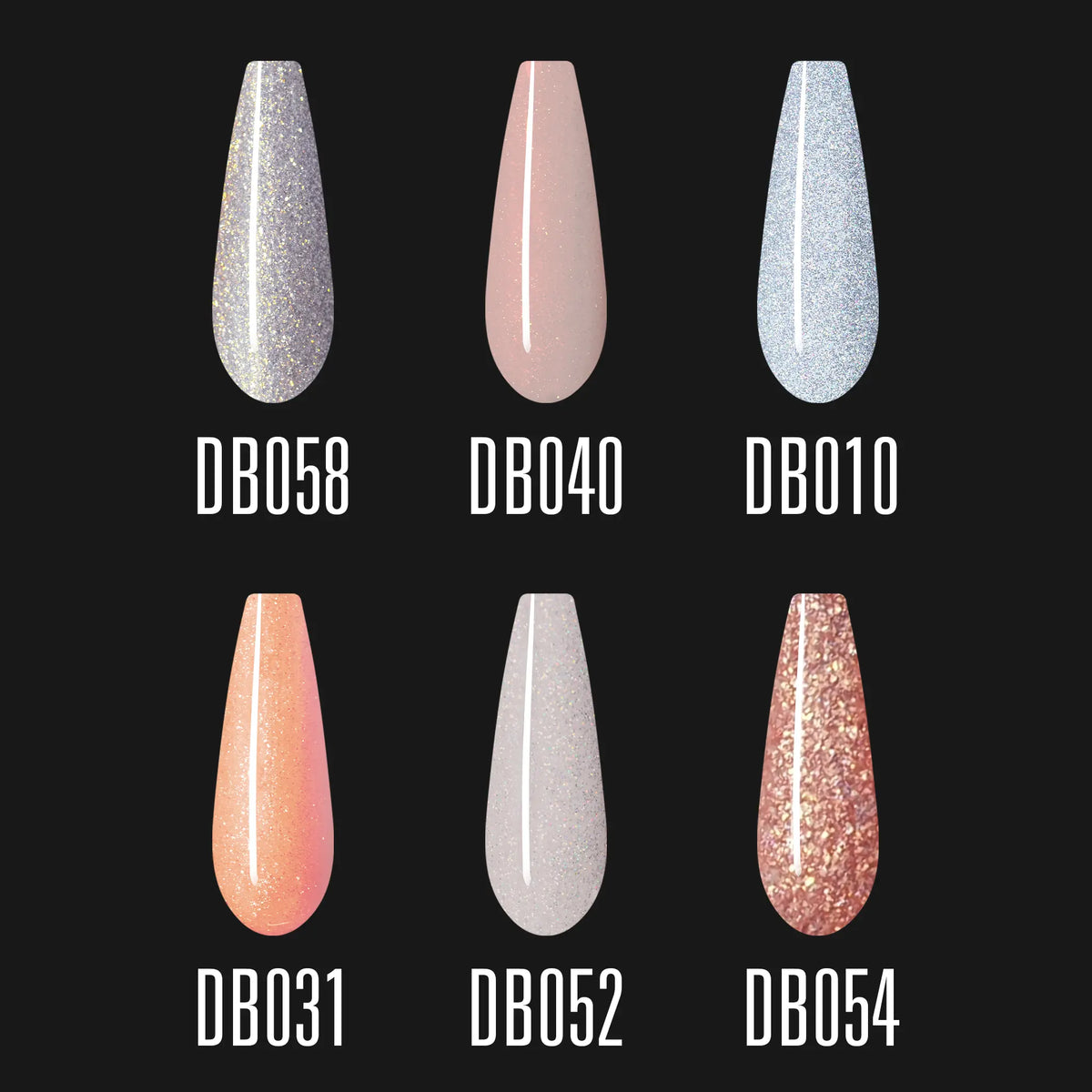Imen Gel Polish Set (6 pcs) Elegant Shine
