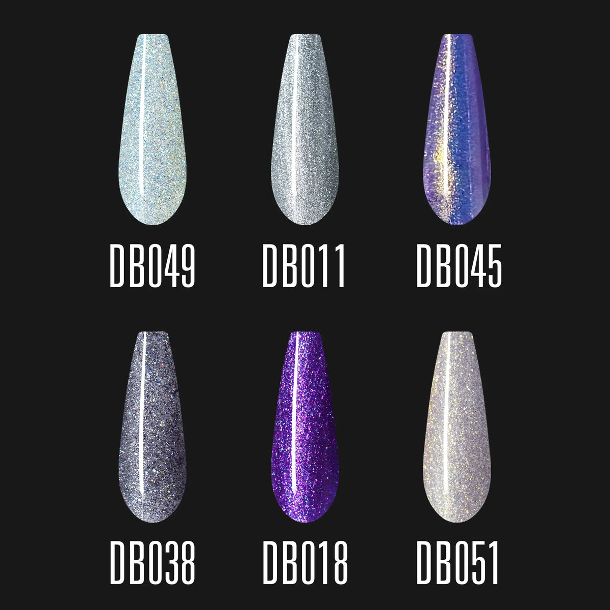 Imen Gel Polish Set (6 pcs) Galaxy