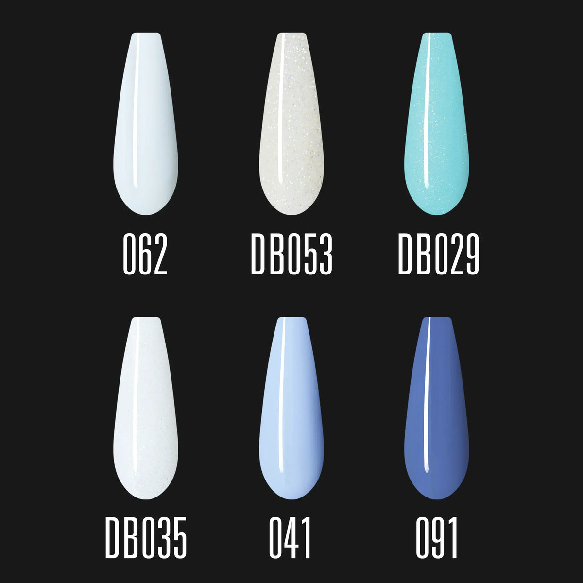 Imen Gel Polish Set (6 pcs) Winter