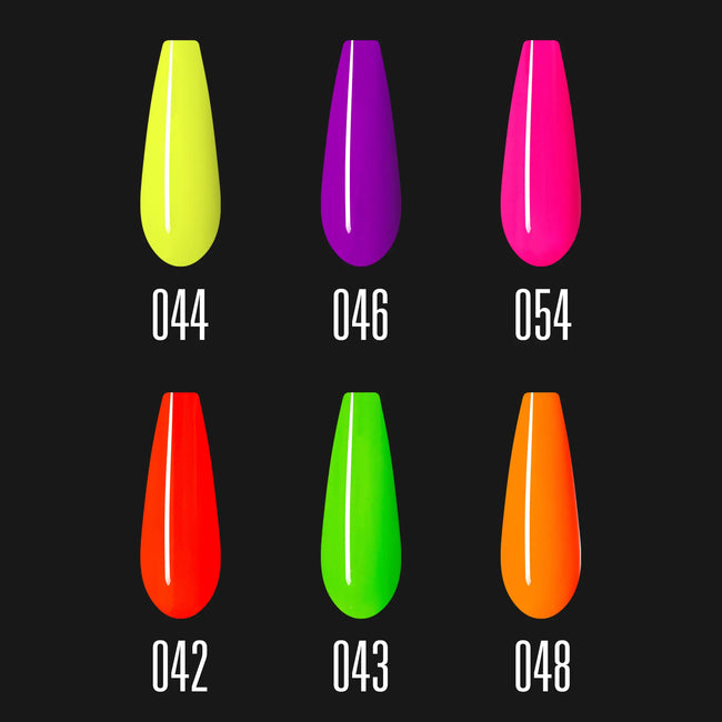 Imen Gel Polish Set (6 pcs) Neon