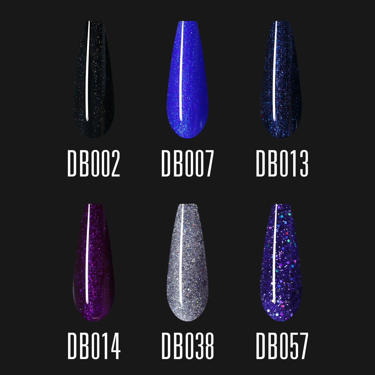 Imen Gel Polish Set (6 pcs) Night