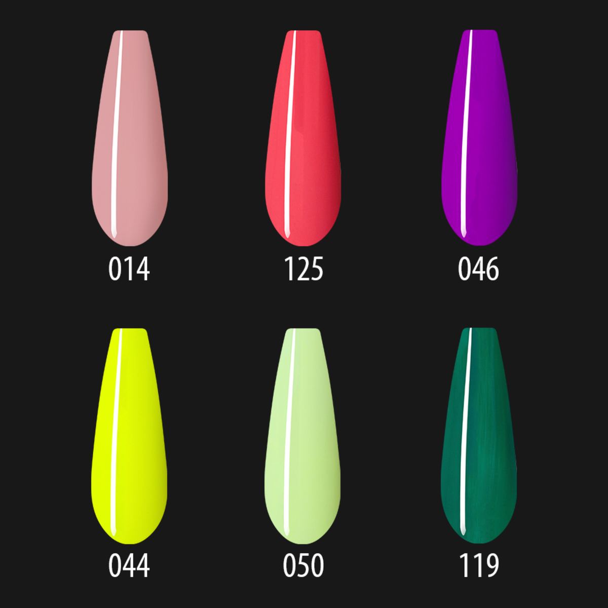 Imen Gel Polish Set (6 pcs) Garden