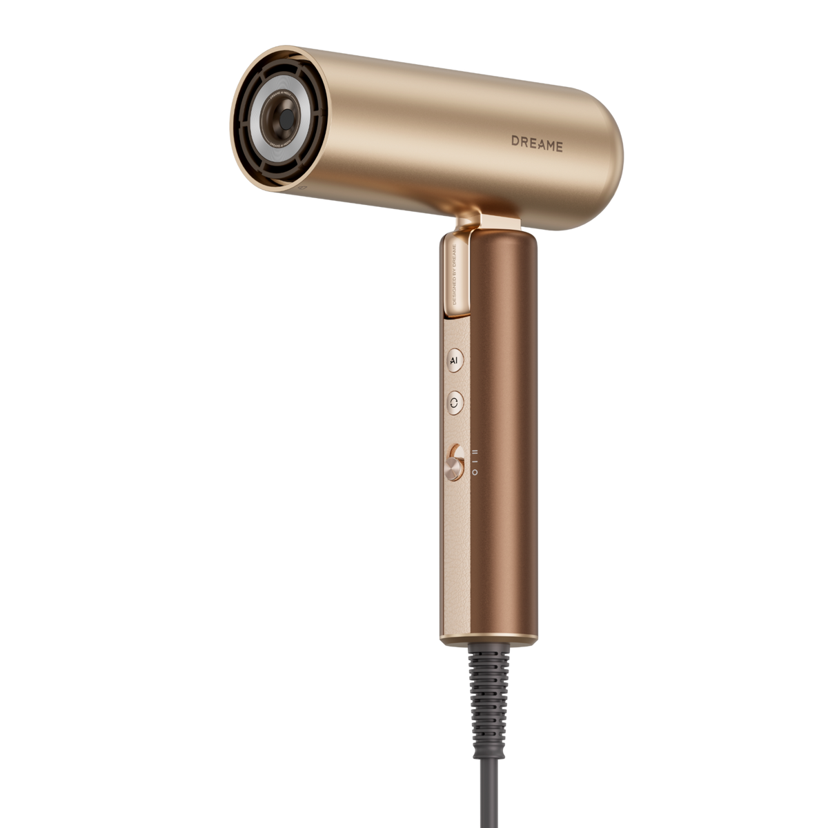 Dreame Pocket Aura gold Hair Dryer — Gold