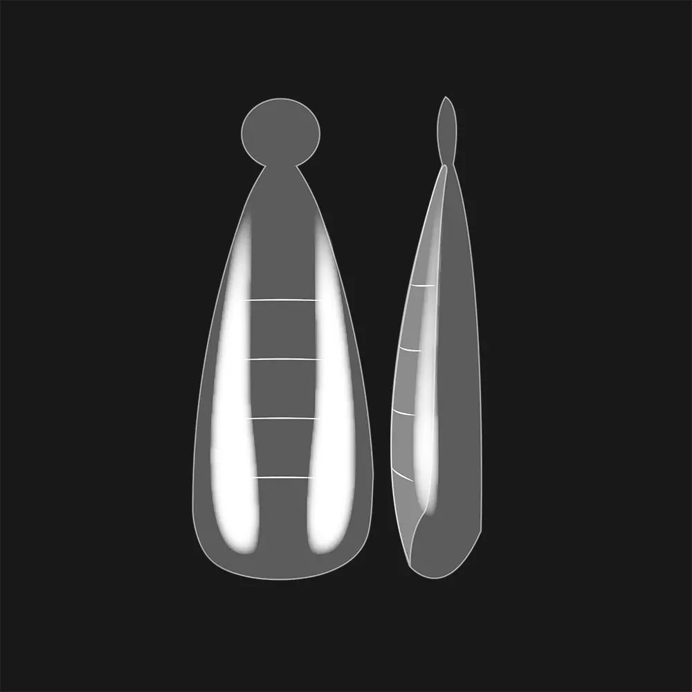 Imenka Nail Forms Imenka "Almond", 120pcs