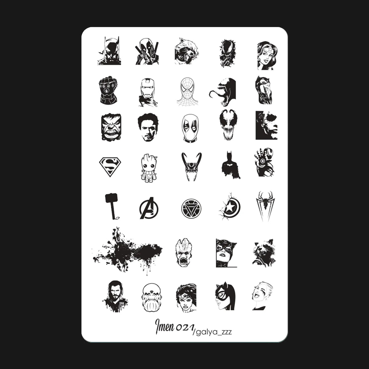Imen Stamping plate IMEN 021