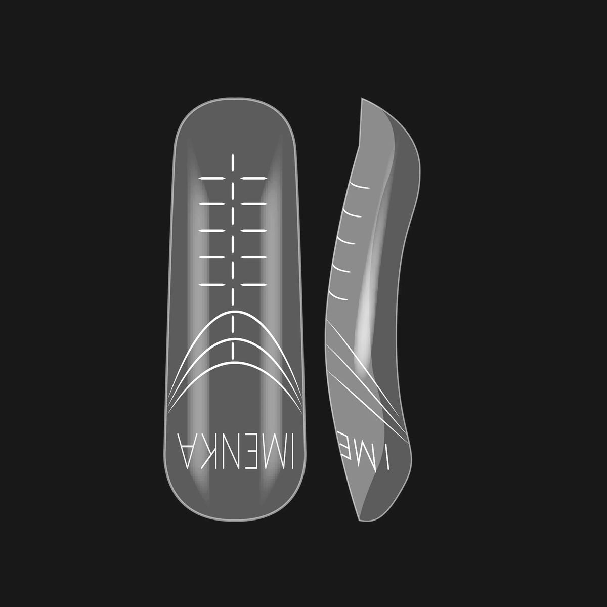 Imenka Nail Forms Imenka "S" v2, 140pcs