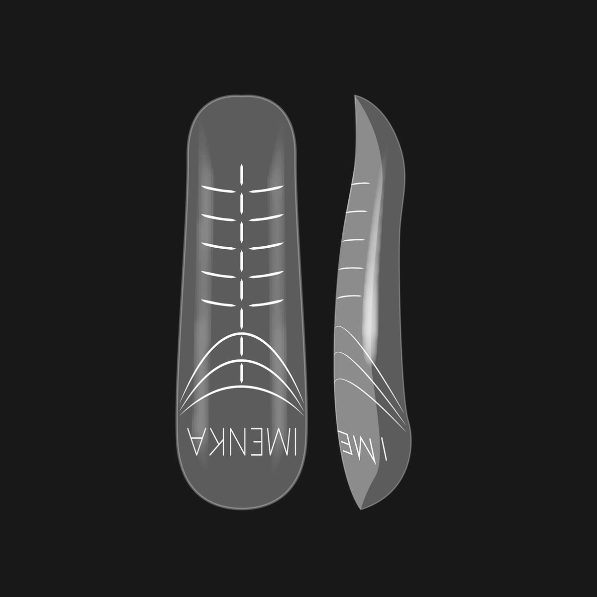 Imenka Nail Forms Imenka "XS" v2, 140pcs