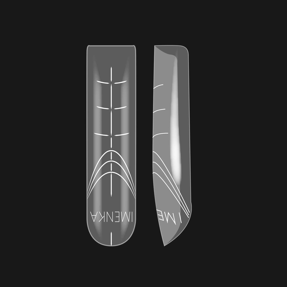 Imenka Nail Forms Imenka "Salon Square" v2, 140pcs