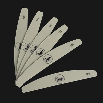 Imen DISPOSABLE NAIL FILE STRIPS 180 grit 25 pcs