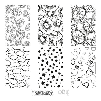 Imenka Stamping plate Imenka 6×6 004