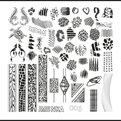 Imenka Set of Imenka Stamping plates 6*6