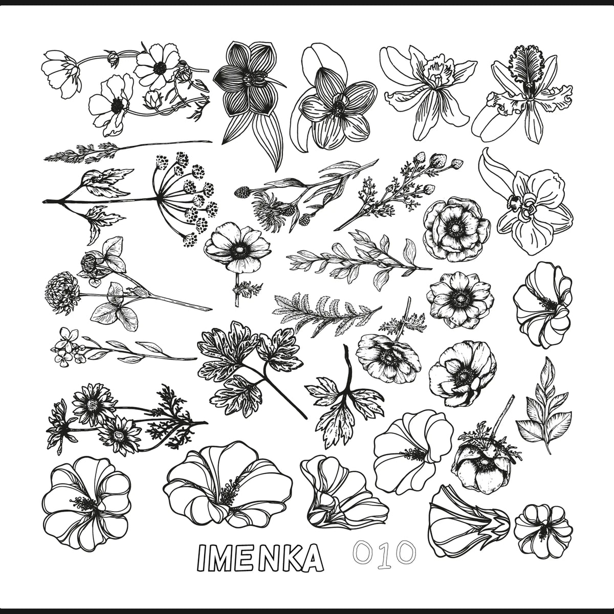 Imenka Set of Imenka Stamping plates 6*6