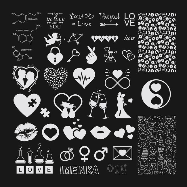 Imenka Stamping plate Imenka 6×6 014